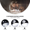충전식 4 Super Bright LED Book Light, 3 레벨 제어 독서 목록 빛, 밤에 침대에서 책을 읽는 조명